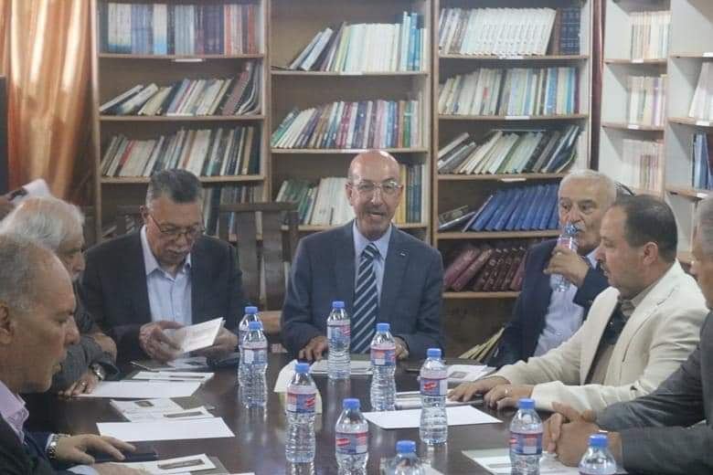 مدير عام مؤسسة ياسر عرفات احمد صبح يزور غزة ويلتقي بحلس ونصر